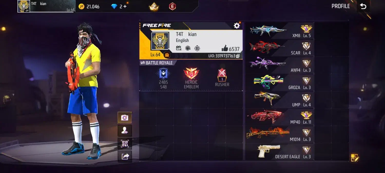 اکانت فری فایر|کنسول، بازی ویدئویی و آنلاین|گنبد کاووس, |دیوار