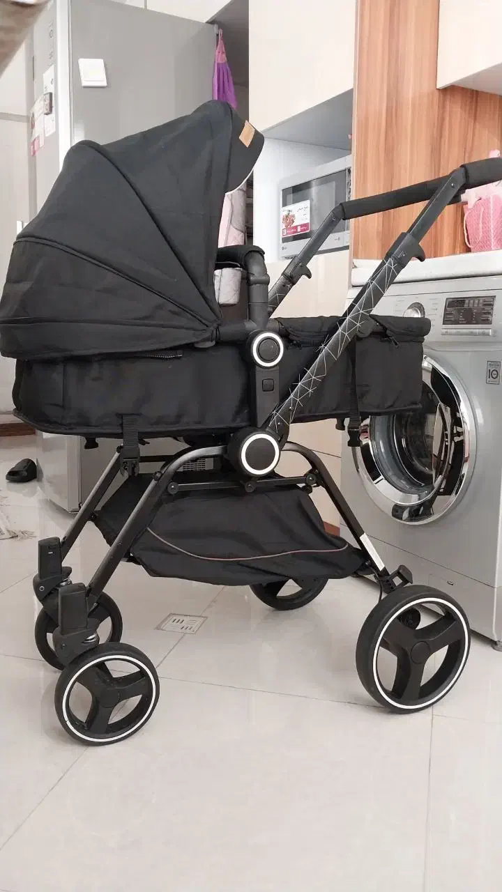 کالسکه خارجی سیسمونی با کریر کالسکه دوقلو مامالاو|کالسکه و لوازم جانبی|تهران, نارمک جنوبی|دیوار