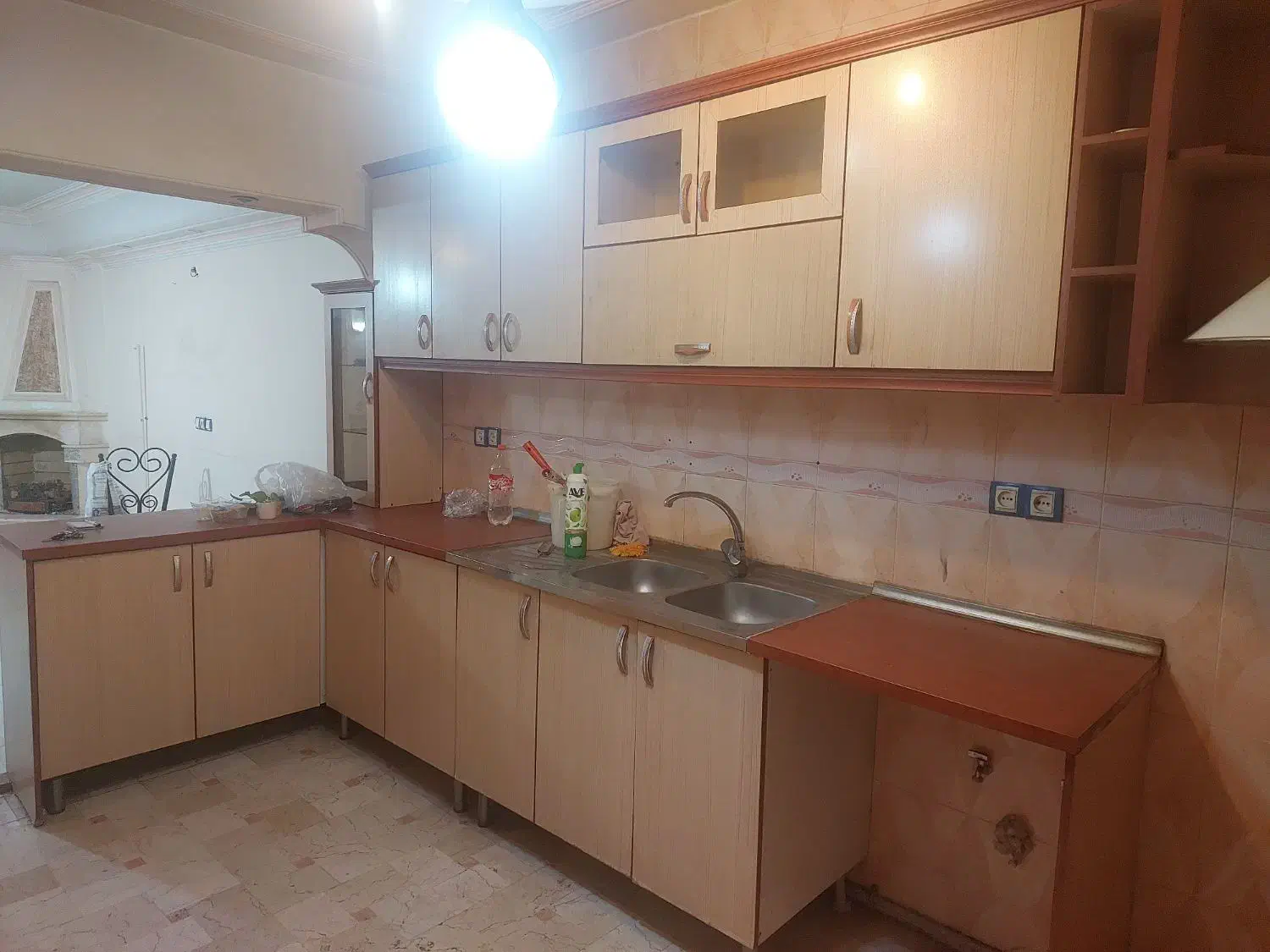 کابینت اسکلت فلز و در MDF|کتابخانه، شلف، قفسههای دیواری|پاکدشت, پاکدشت (مامازند)|دیوار