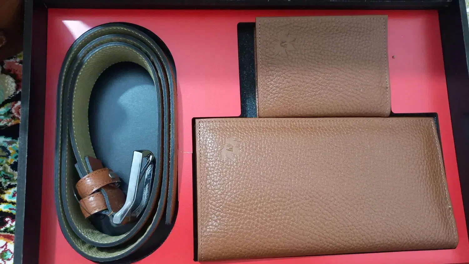 ست چرمی مردانه نوین چرم|کیف، کفش، کمربند|تبریز, |دیوار