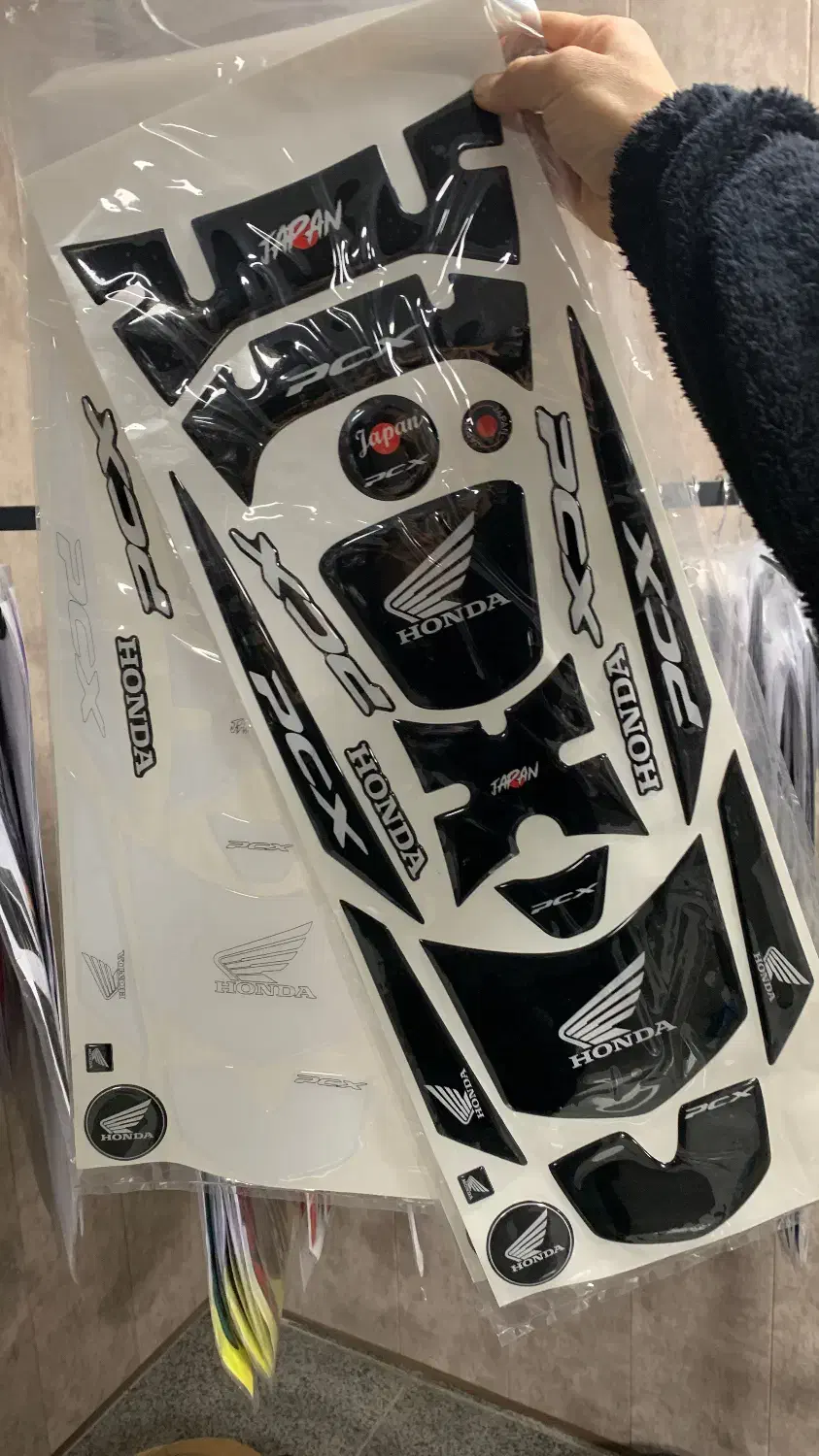 پد بدنه انواع موتور سیکلت، برچسب بدنه موتور|قطعات یدکی و لوازم جانبی|تهران, گمرک|دیوار