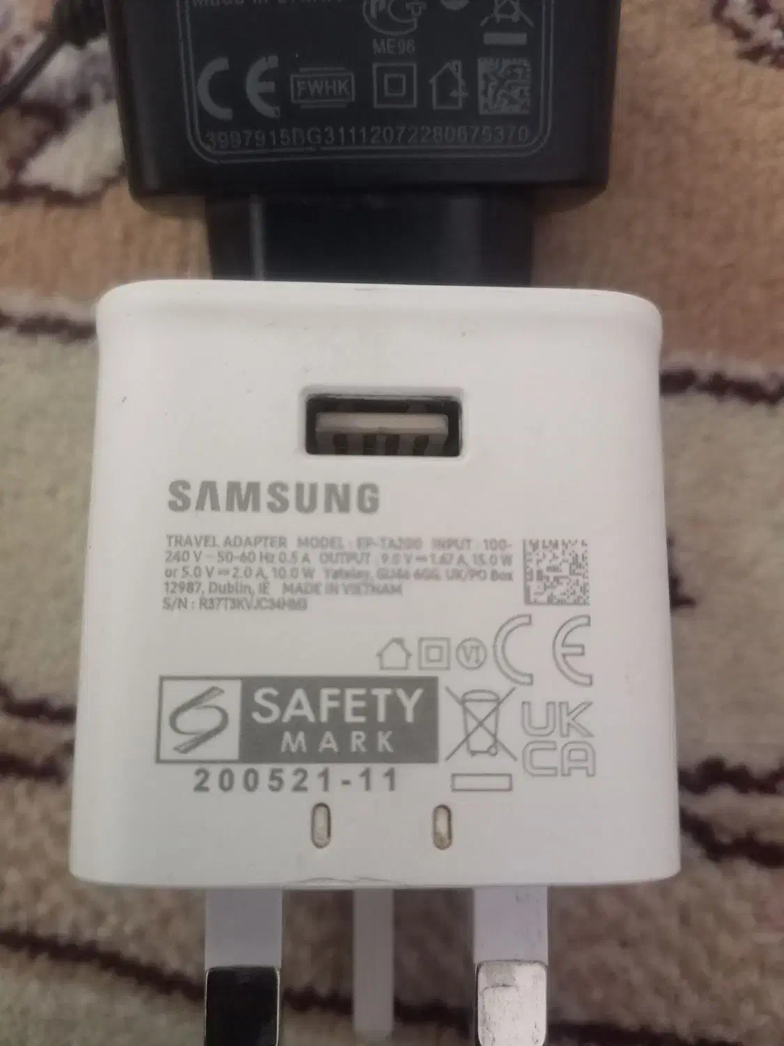 شارژرسامسونگ سیم شارژروشارژر|لوازم جانبی موبایل و تبلت|قم, انسجام|دیوار