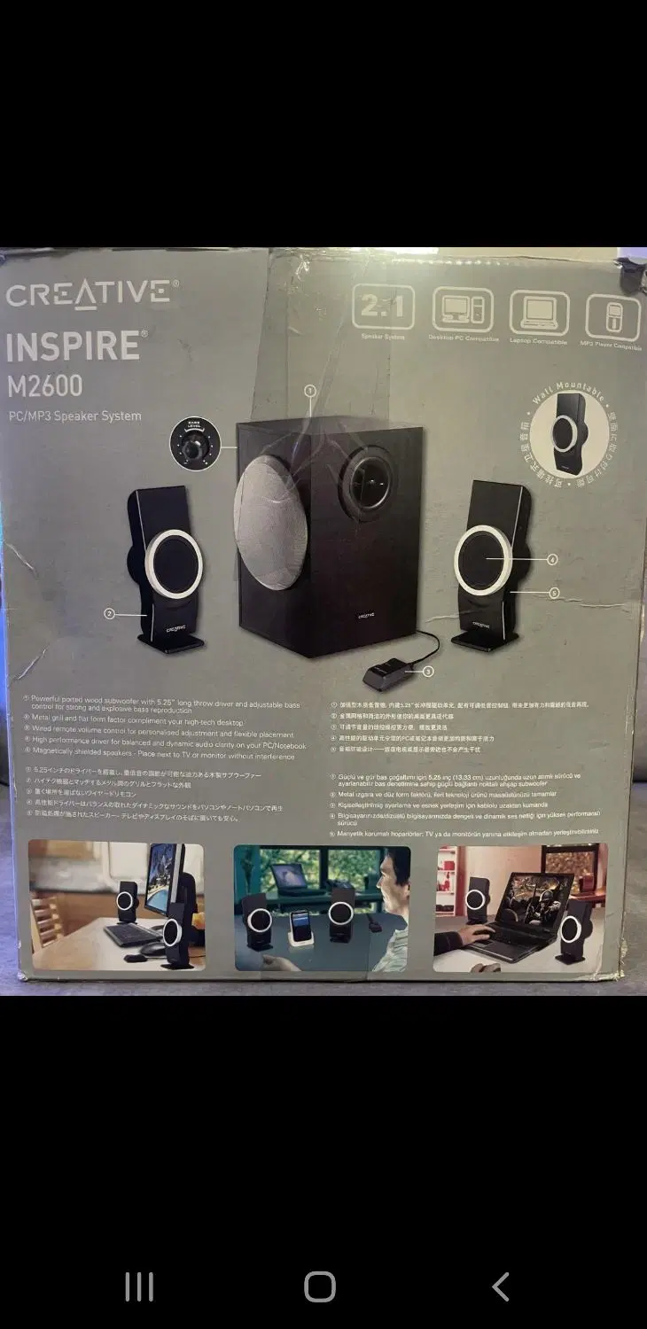 اسپیکر creative inspire M2600|قطعات و لوازم جانبی رایانه|تهران, شهرک غرب|دیوار