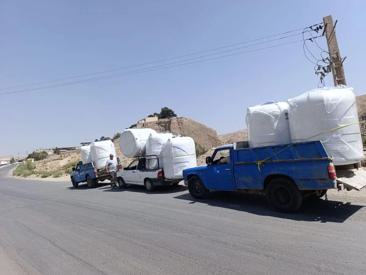 مخزن تانکرمنبع آب پردیس دماوند مهرآباد آبسرد کمرد|عمدهفروشی|پردیس, سیاه سنگ|دیوار