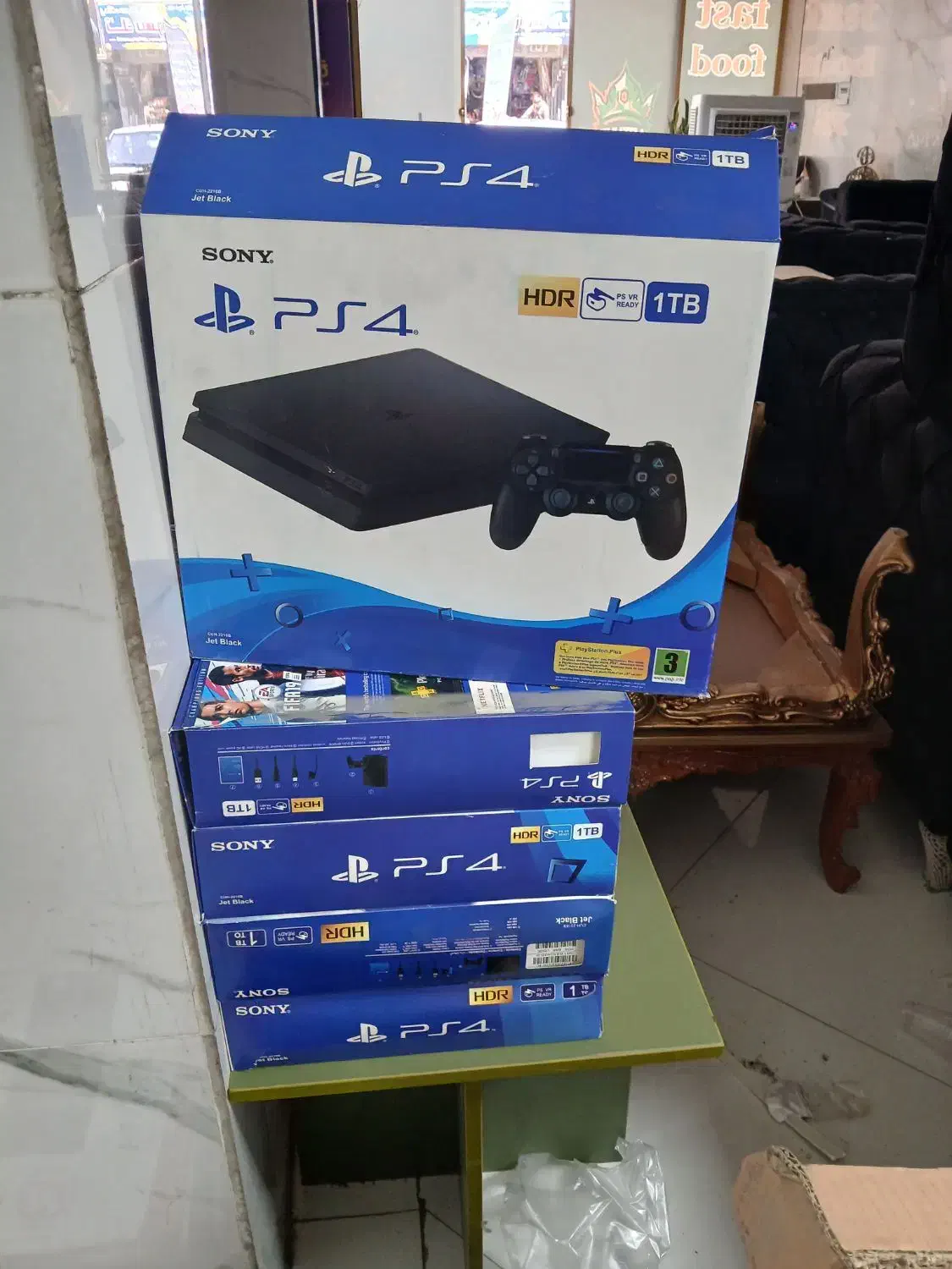 فروش کنسول ps4 اسلیم|کنسول، بازی ویدئویی و آنلاین|نسیم‌شهر, |دیوار