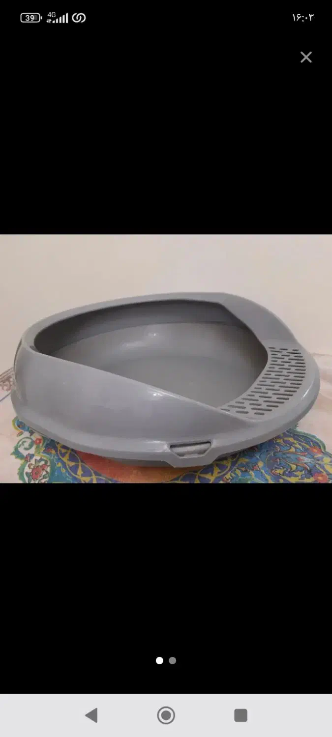 ظرف خاک گربه نو|لوازم جانبی حیوانات|تهران, جوادیه تهرانپارس|دیوار