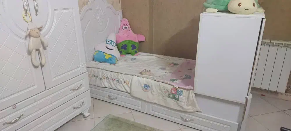 تخت خواب کودک و نوجوان|تخت و سرویس خواب|قوچان, |دیوار