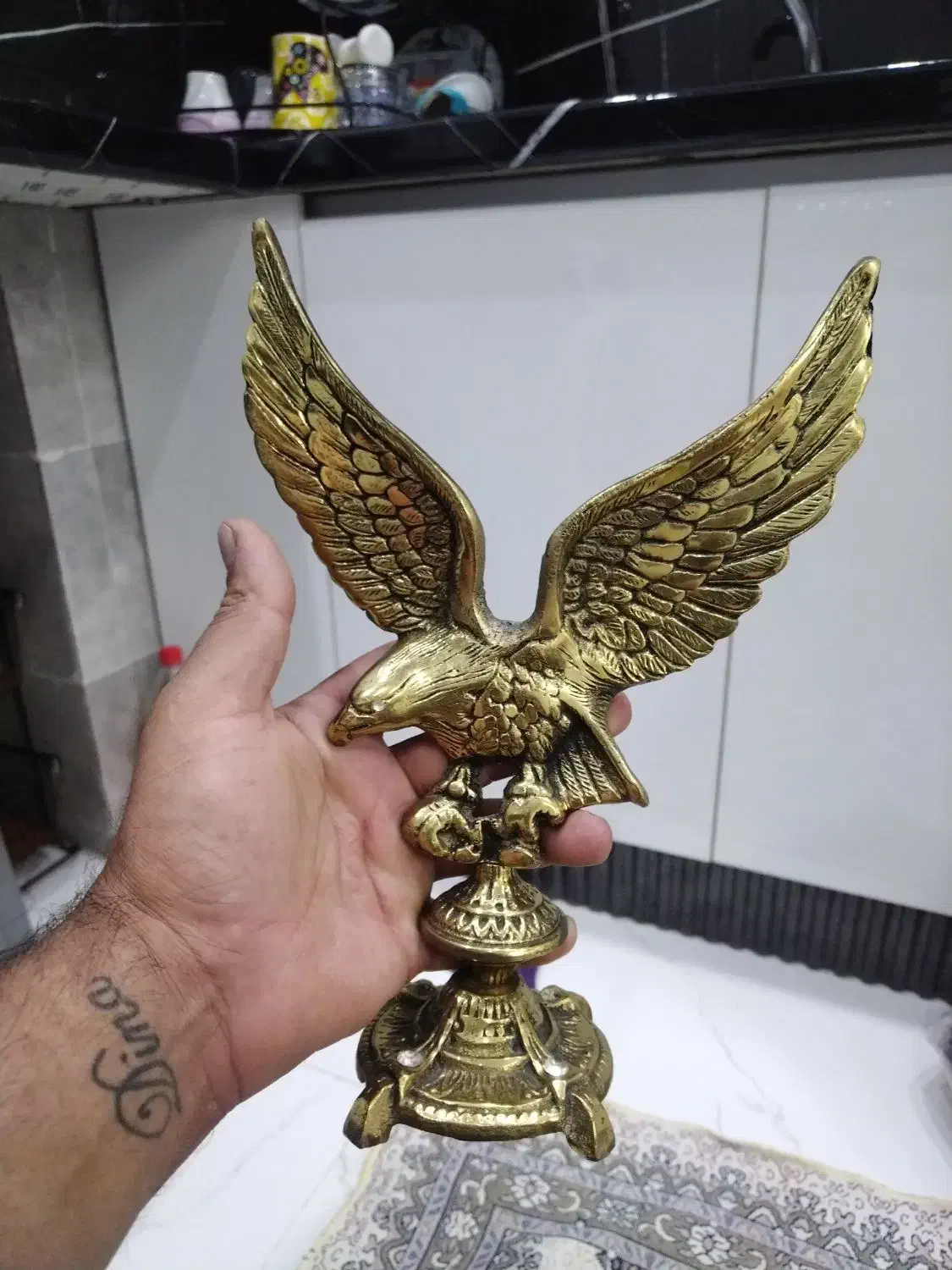 مجسمه برنجی|مجسمه، تندیس، ماکت|اسلام‌شهر, شهرک قائمیه|دیوار