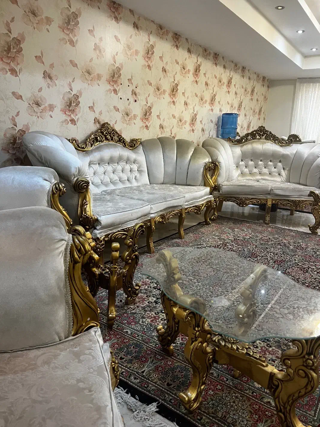 مبل هفت نفره راحتی با میز نهارخوری|مبلمان خانگی و میز عسلی|کرمان, |دیوار