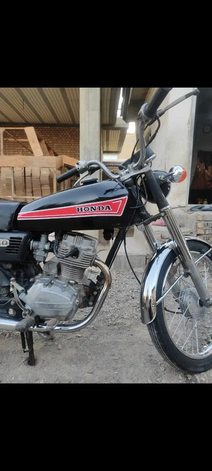 موتور تکتاز مدل 77 دنده چوپای مزایده ای|موتورسیکلت|سنگدوین, |دیوار