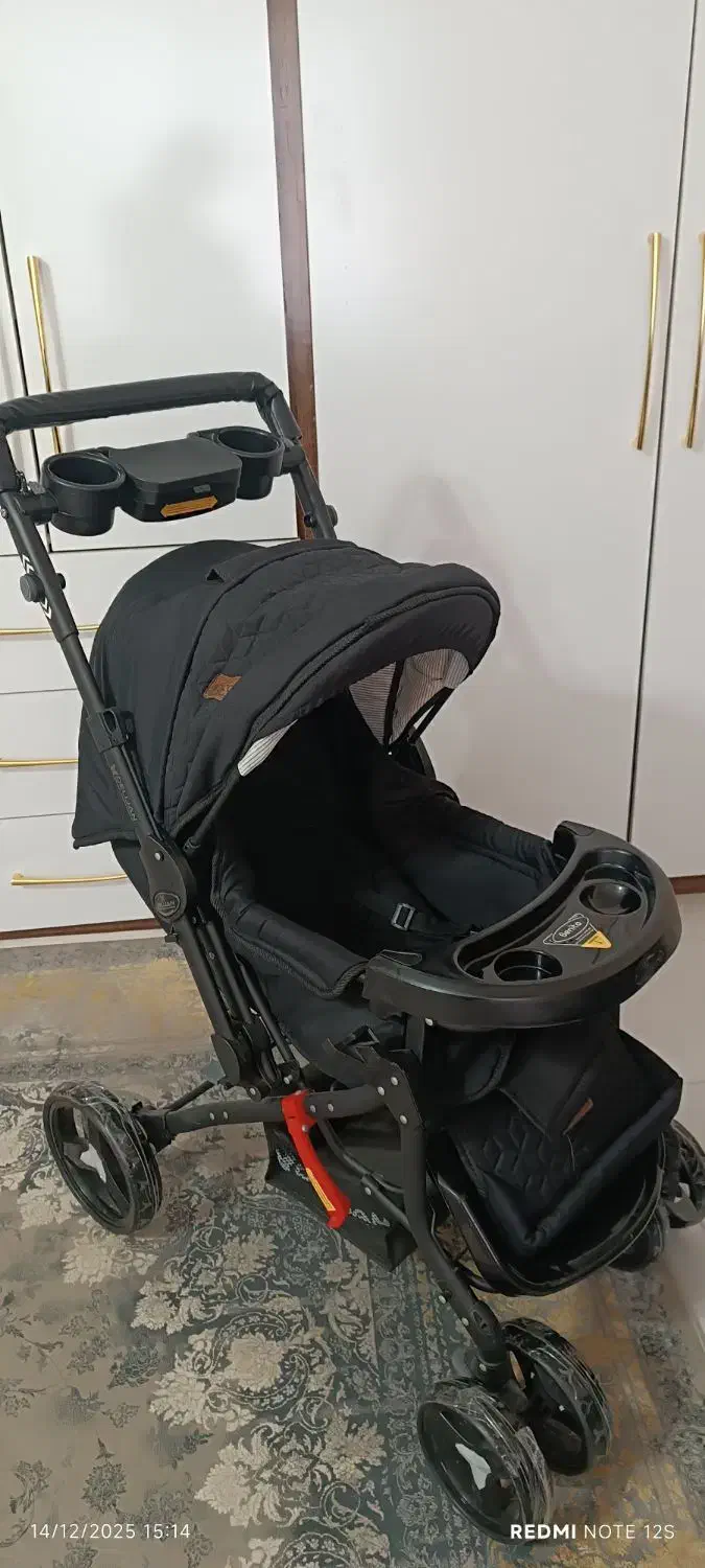 کالسکه تمام مشکی دلیجان مدل بنیتا|کالسکه و لوازم جانبی|تربتحیدریه, شهرک ولیعصر|دیوار