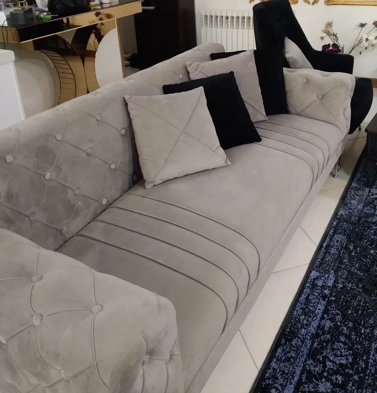 مبلمان چستر ۷ نفره|مبلمان خانگی و میز عسلی|پردیس, فاز ۳|دیوار