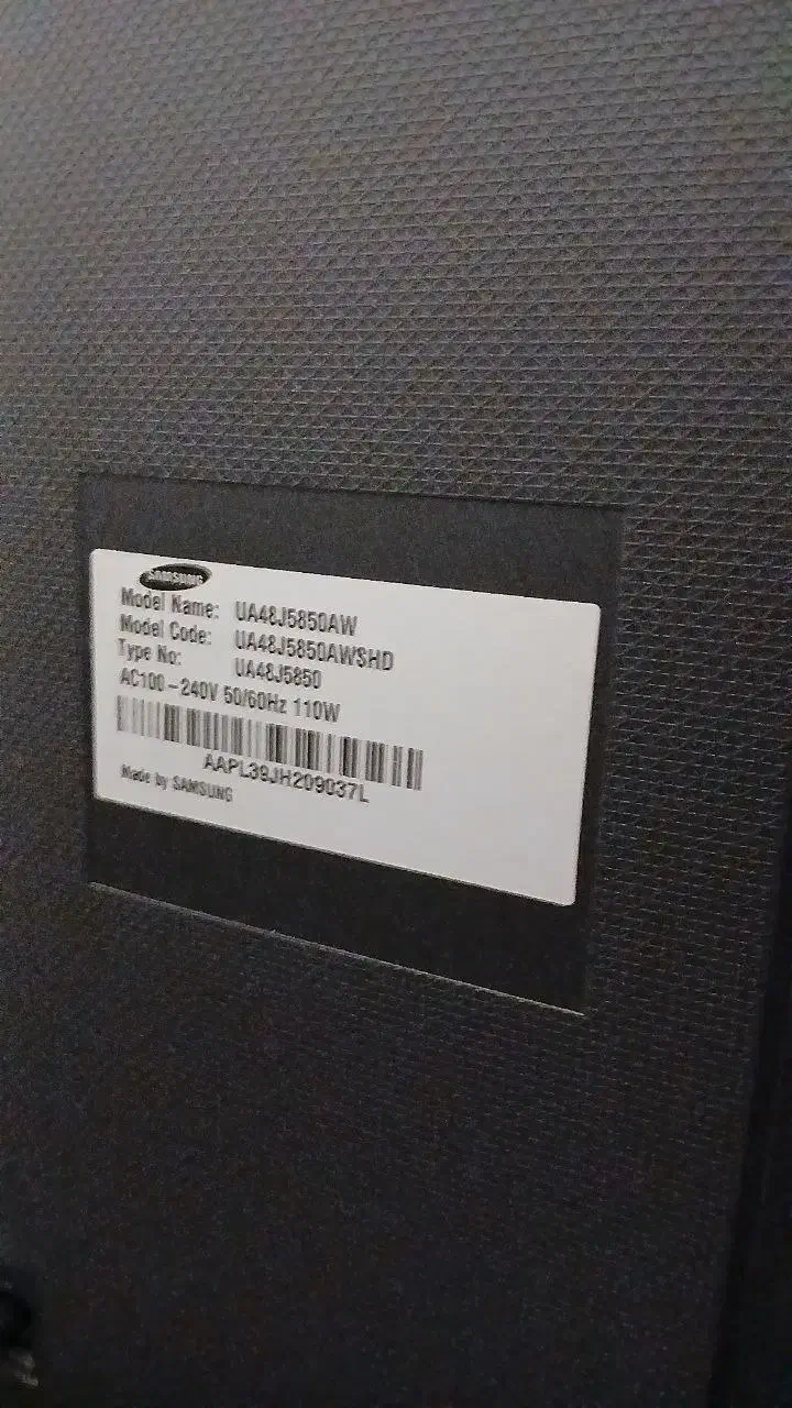 تلویزیون 48 اینچ LED سامسونگ|تلویزیون و پروژکتور|رشت, نظری|دیوار