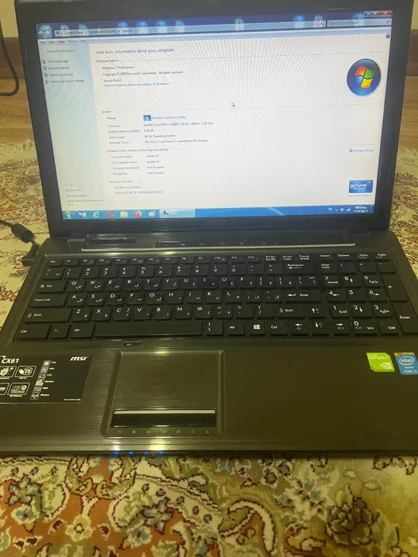 لب تاپ Msi Cx61|رایانه همراه|تهران,  امام زاده قاسم (نیاوران)|دیوار