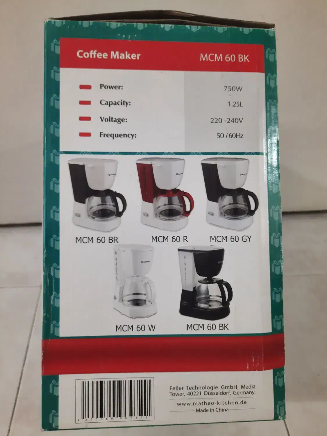 قهوه ساز متئو نو و نو و آکبند|اجاق گاز و لوازم برقی پخت‌وپز|پرند, فاز ۲|دیوار