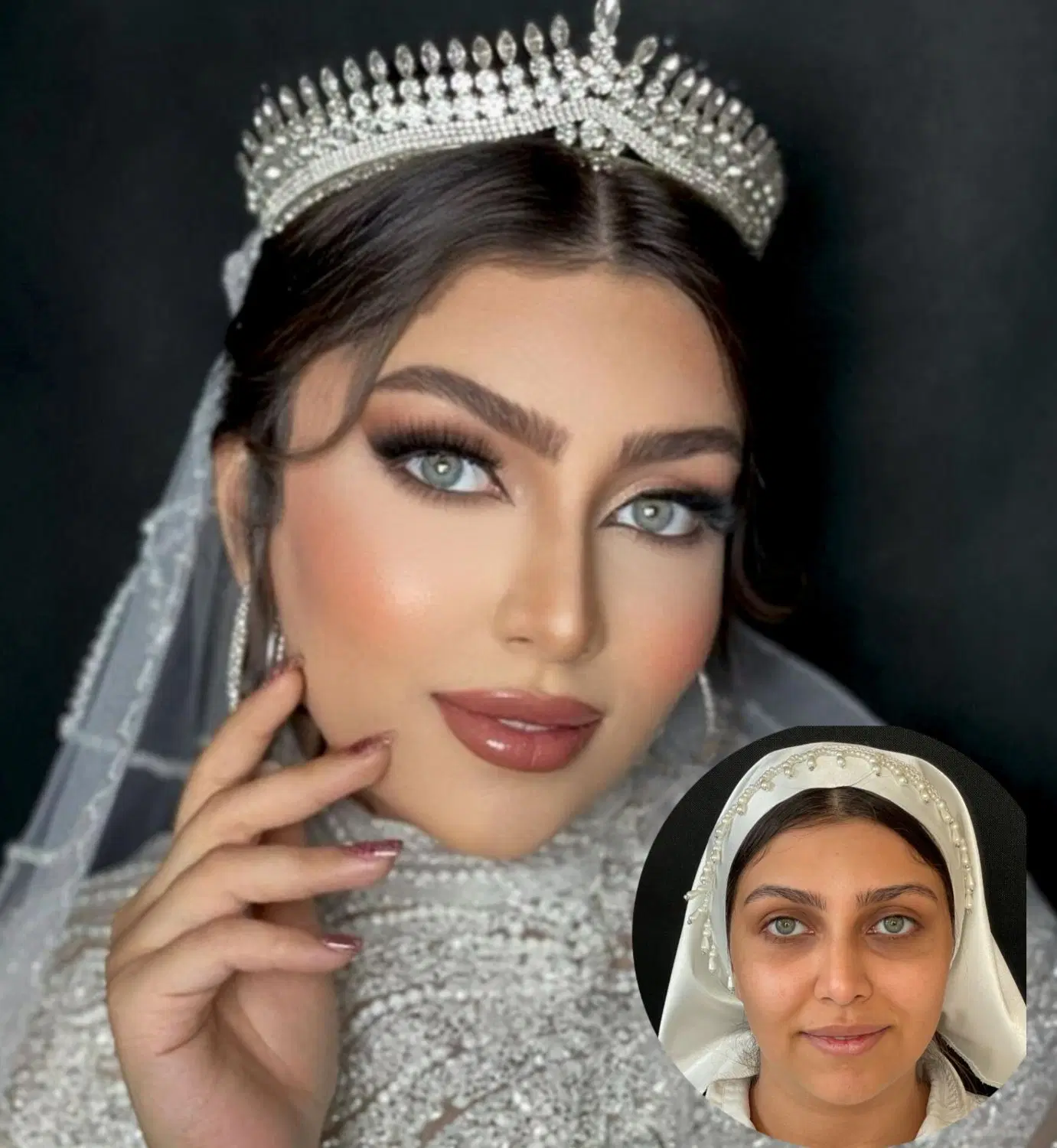 میکاپ وشنیون ویژه ویژه با هم فقط ۱۵۵۰|خدمات زیبایی و سلامت|تهران, افسریه شمالی|دیوار