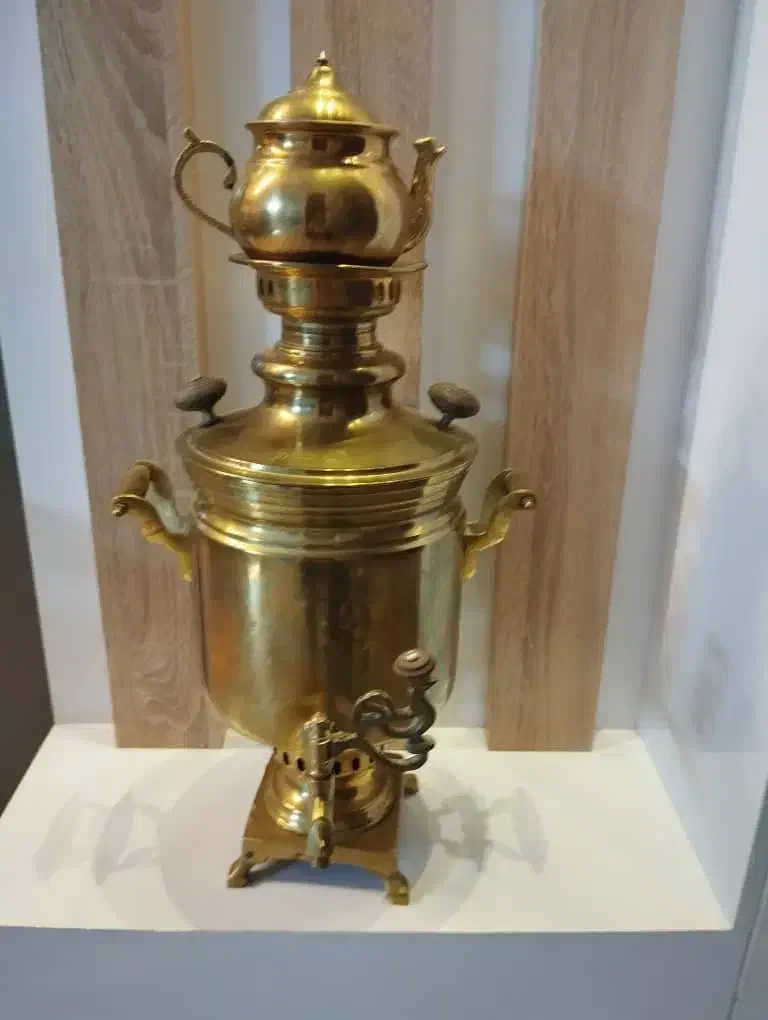 سماور با قوری|سماور، چای‌ساز، قهوه‌ساز|سمنان, |دیوار