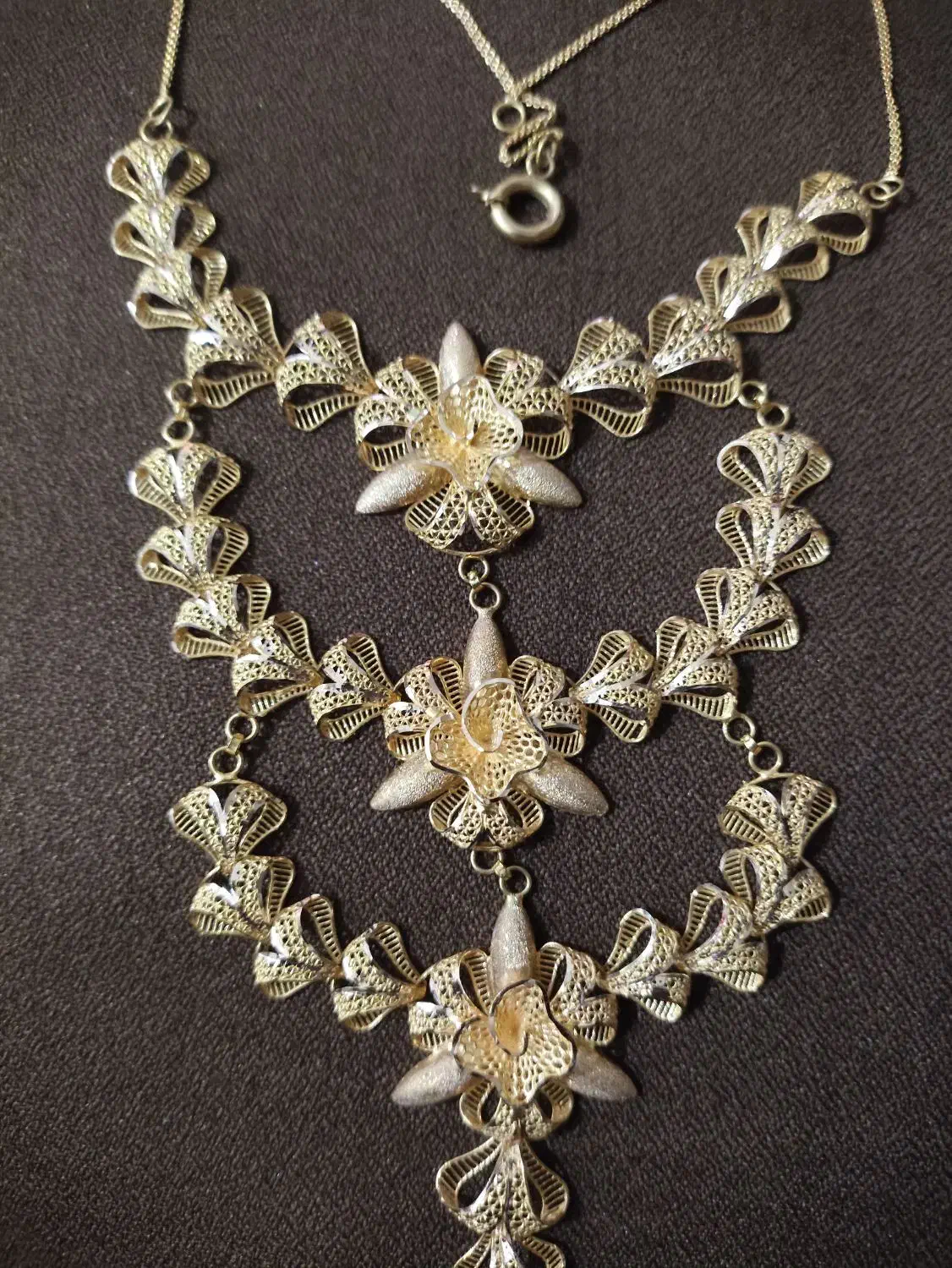 گردنبند سه طبقه طرح پنج شیر|جواهرات|چابهار, |دیوار