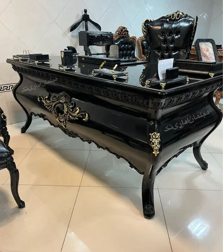 مبلمان اداری نیمست سلطنتی/میزآلفادومتری سه‌کشو|دفتر کار|چهاردانگه (تهران), |دیوار