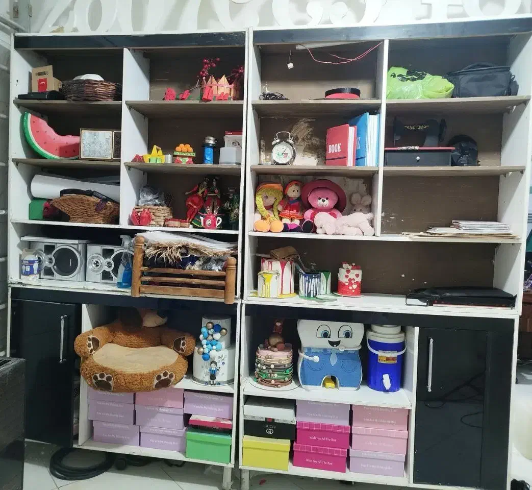 2 عدد قفسه|کتابخانه، شلف، قفسه‌های دیواری|شهریار, شهریار|دیوار