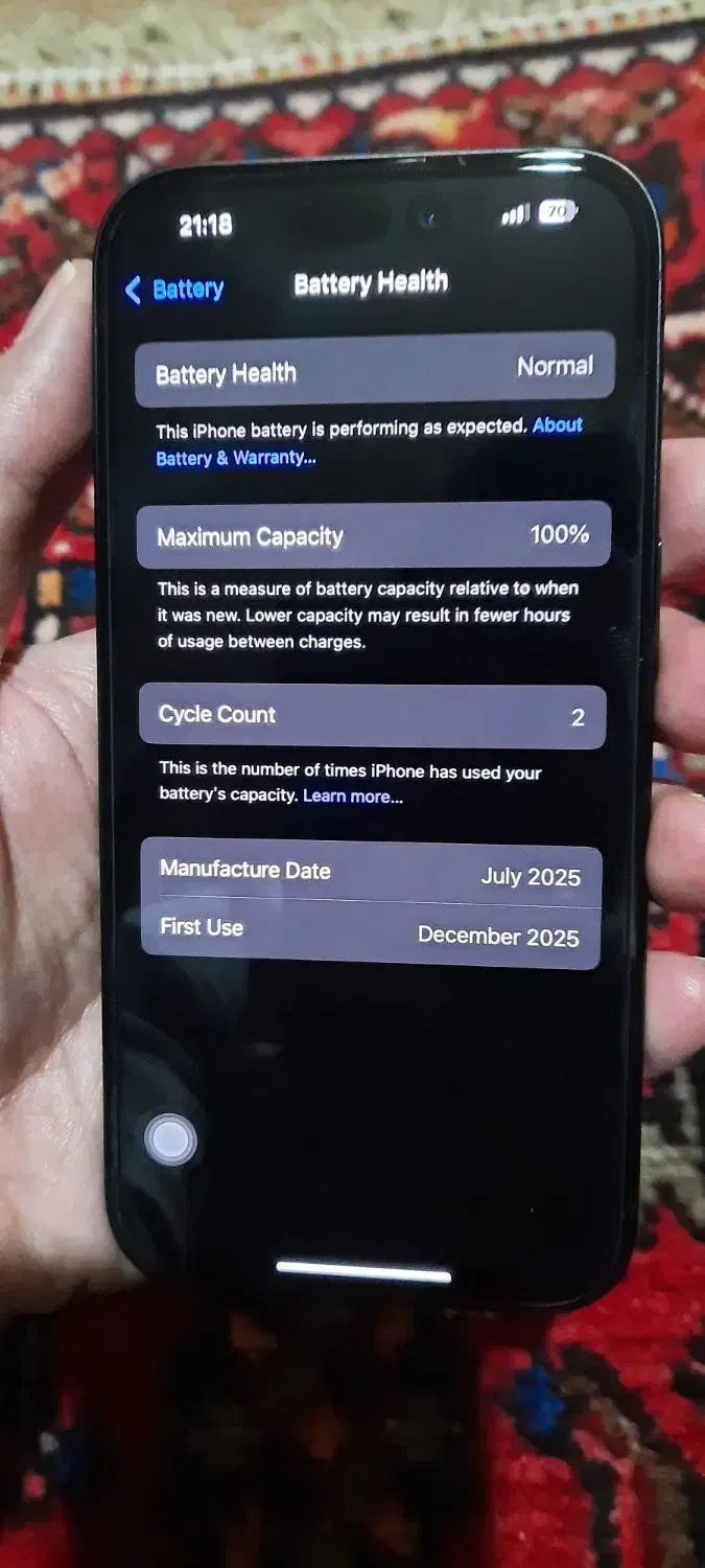 IPHONE 16 NORMAL|موبایل|تهران, فرمانیه|دیوار