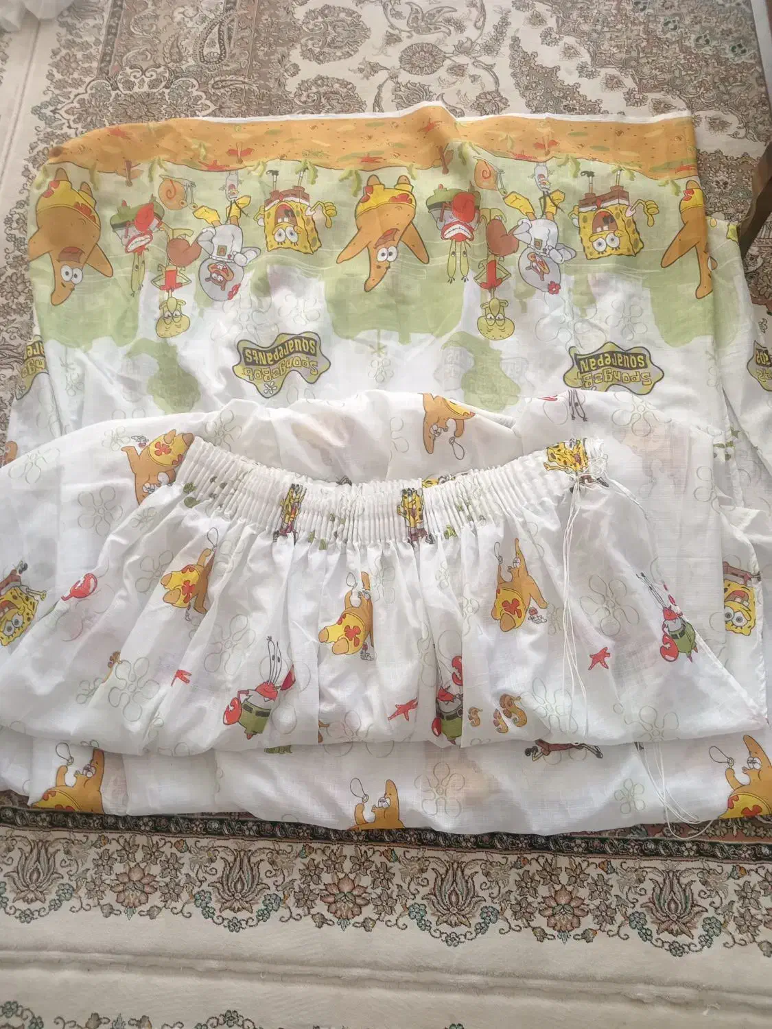 پرده اتاق کودک|پرده، رانر، رومیزی|تربت‌حیدریه, پائین ولایت|دیوار