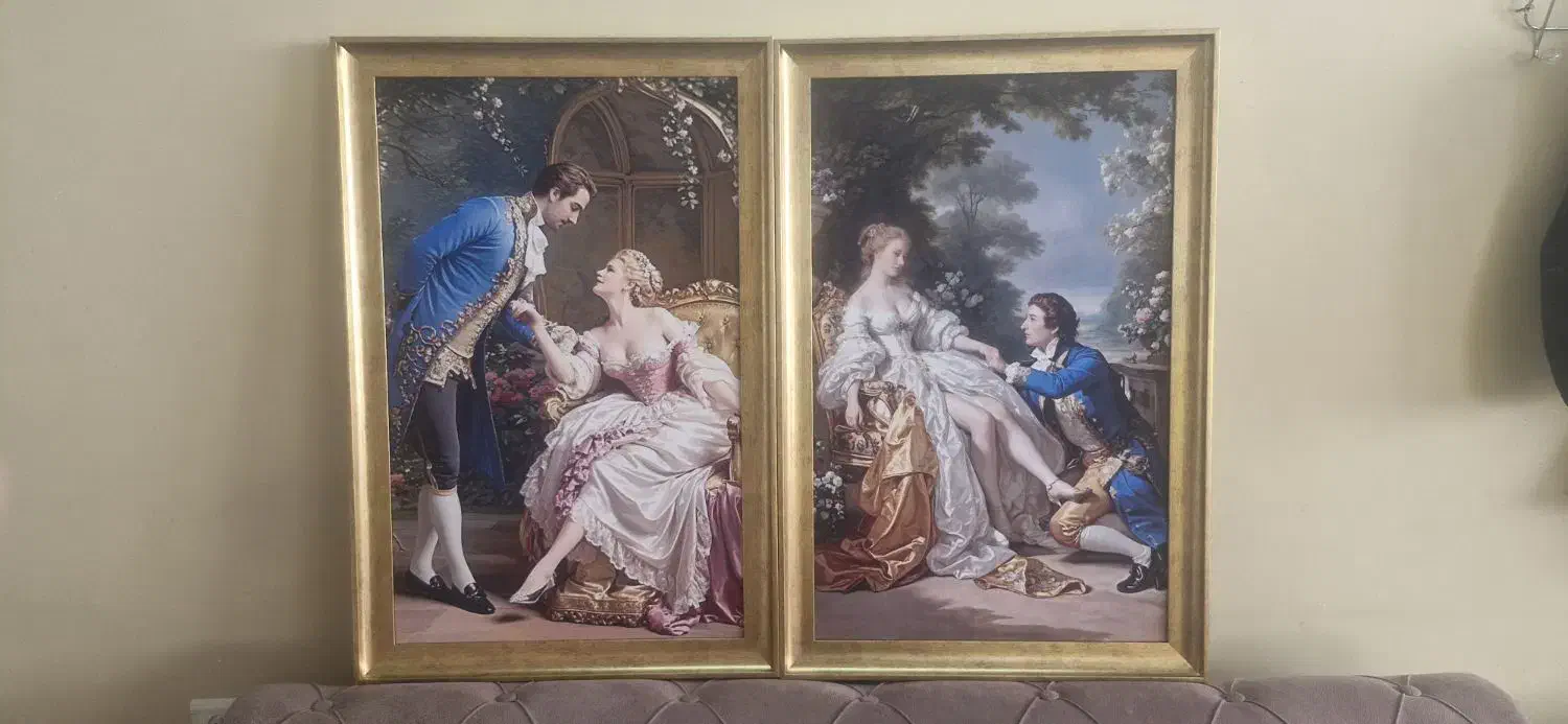 ۴ عدد قاب قاب بزرگ ۲م|تابلو، نقاشی، عکس|مشهد, موسوی قوچانی|دیوار