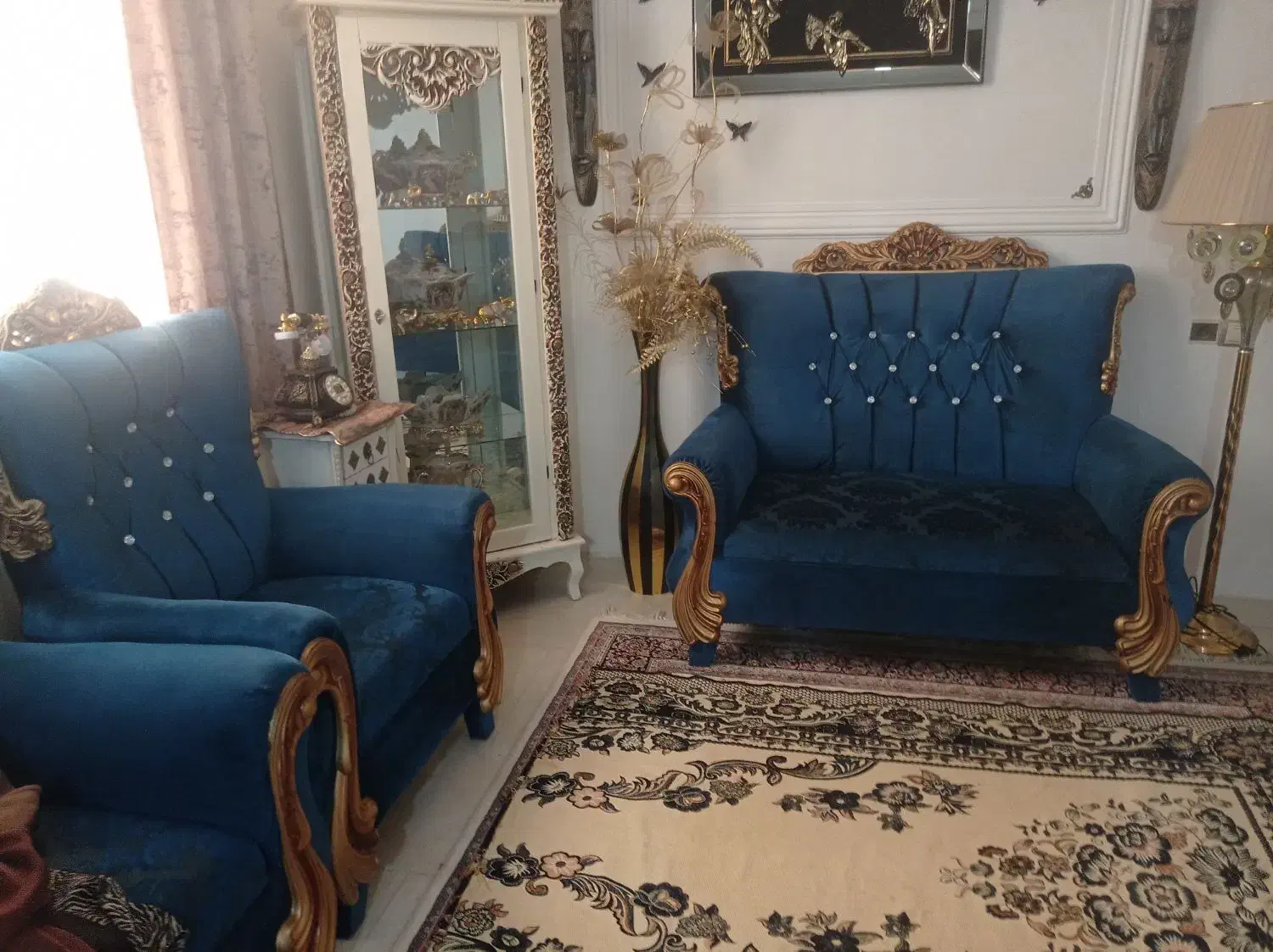 مبل سلطنتی هفت نفره|مبلمان خانگی و میز عسلی|قزوین, |دیوار