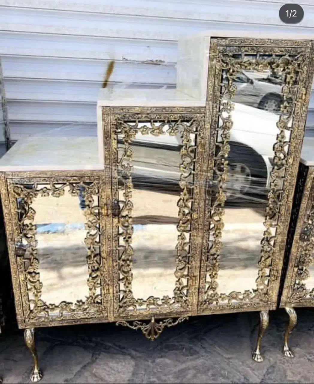 جاکفشی تمام برنز|جاکفشی، کمد، دراور|خاوران, |دیوار