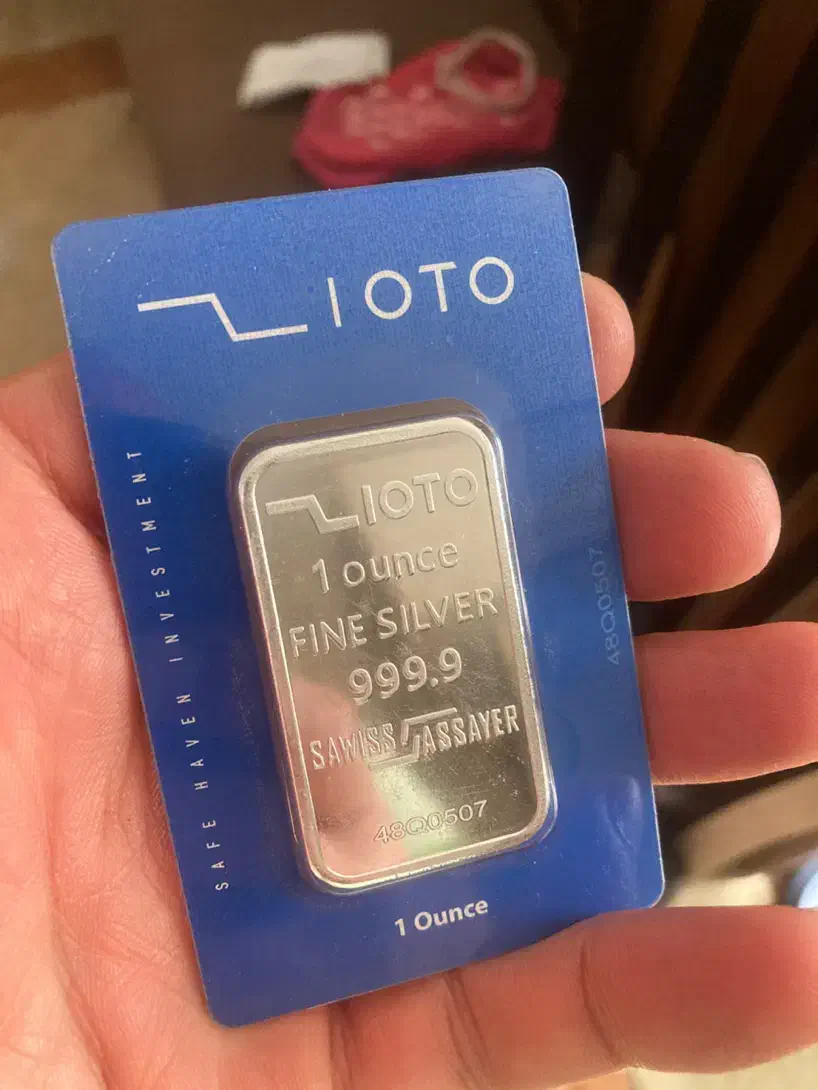 شمش نقره زیتوتو ۱ اونسی|جواهرات|تهران, سردارجنگل|دیوار