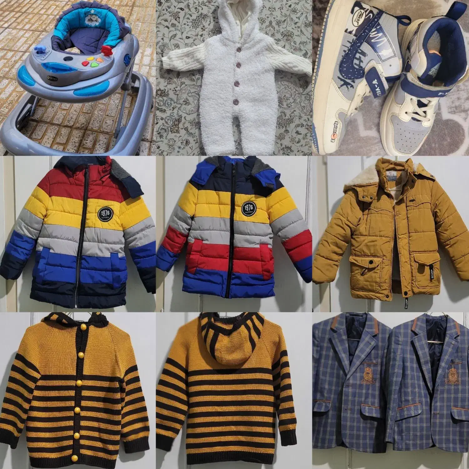 لباس و کتونی و کاپشن از نوزادی تا ۵ سال|کفش و لباس بچه|آفتاب, |دیوار