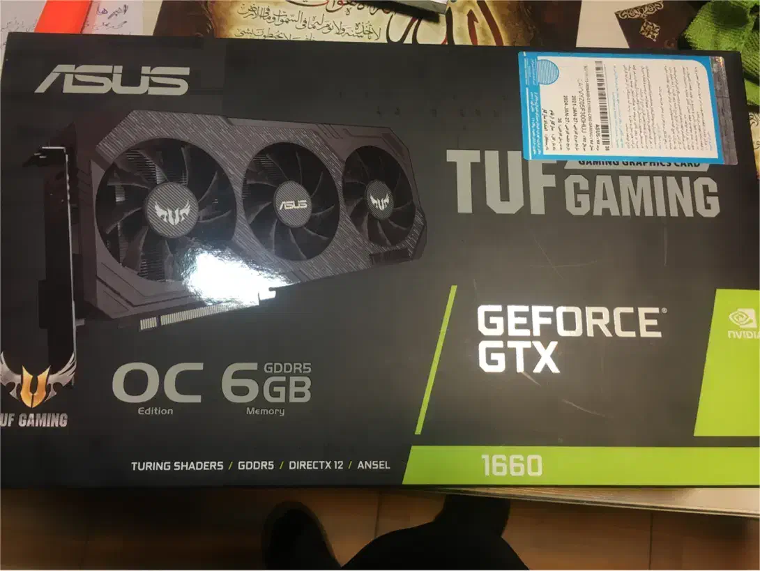 کارت گرافیک آکبند ایسوز ۶ گیگGtx 1660|قطعات و لوازم جانبی رایانه|اصفهان, ملک‌شهر|دیوار