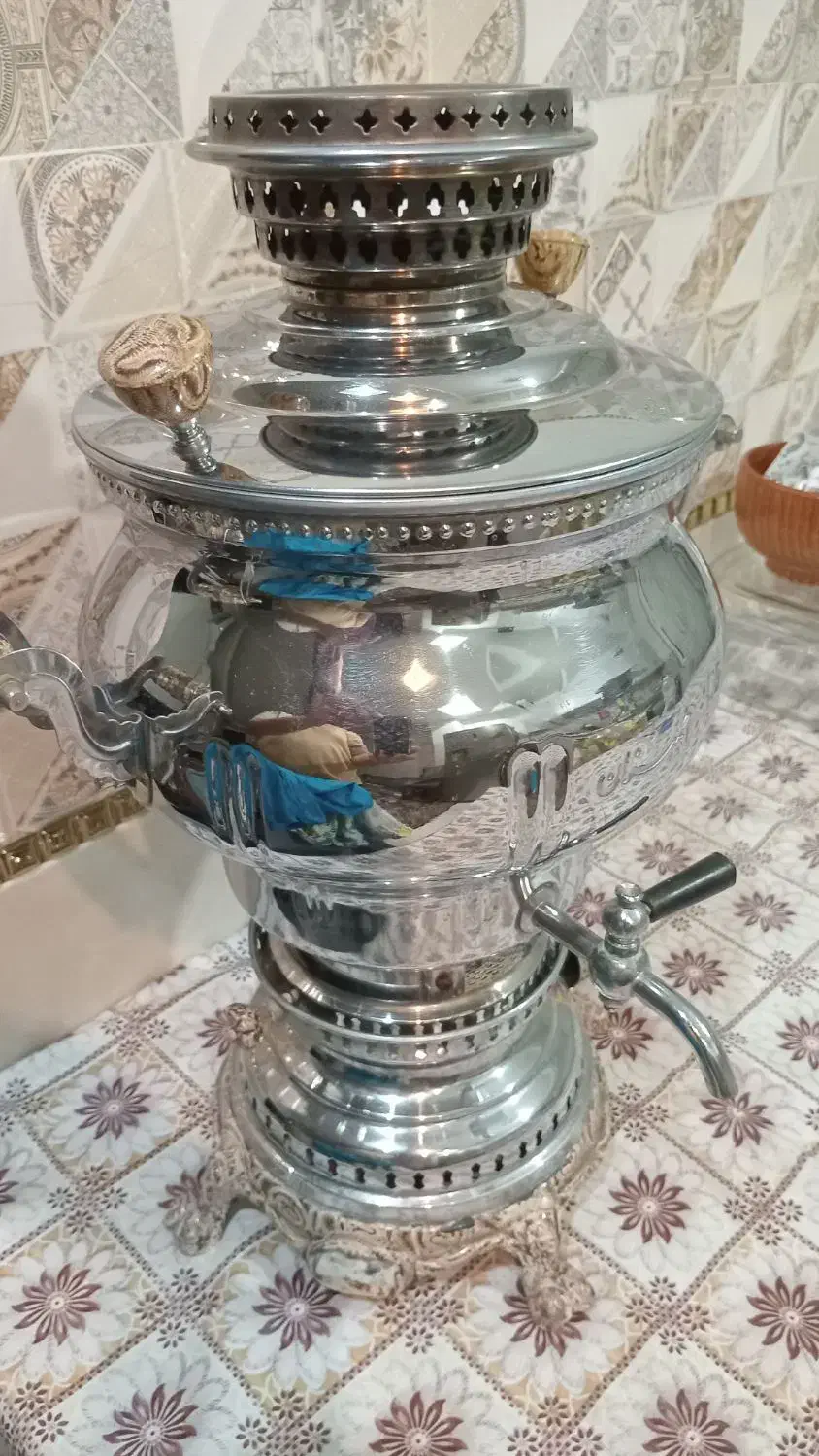 سماور گازی مارک اطمینان|سماور، چایساز، قهوهساز|ری, دولتآباد|دیوار