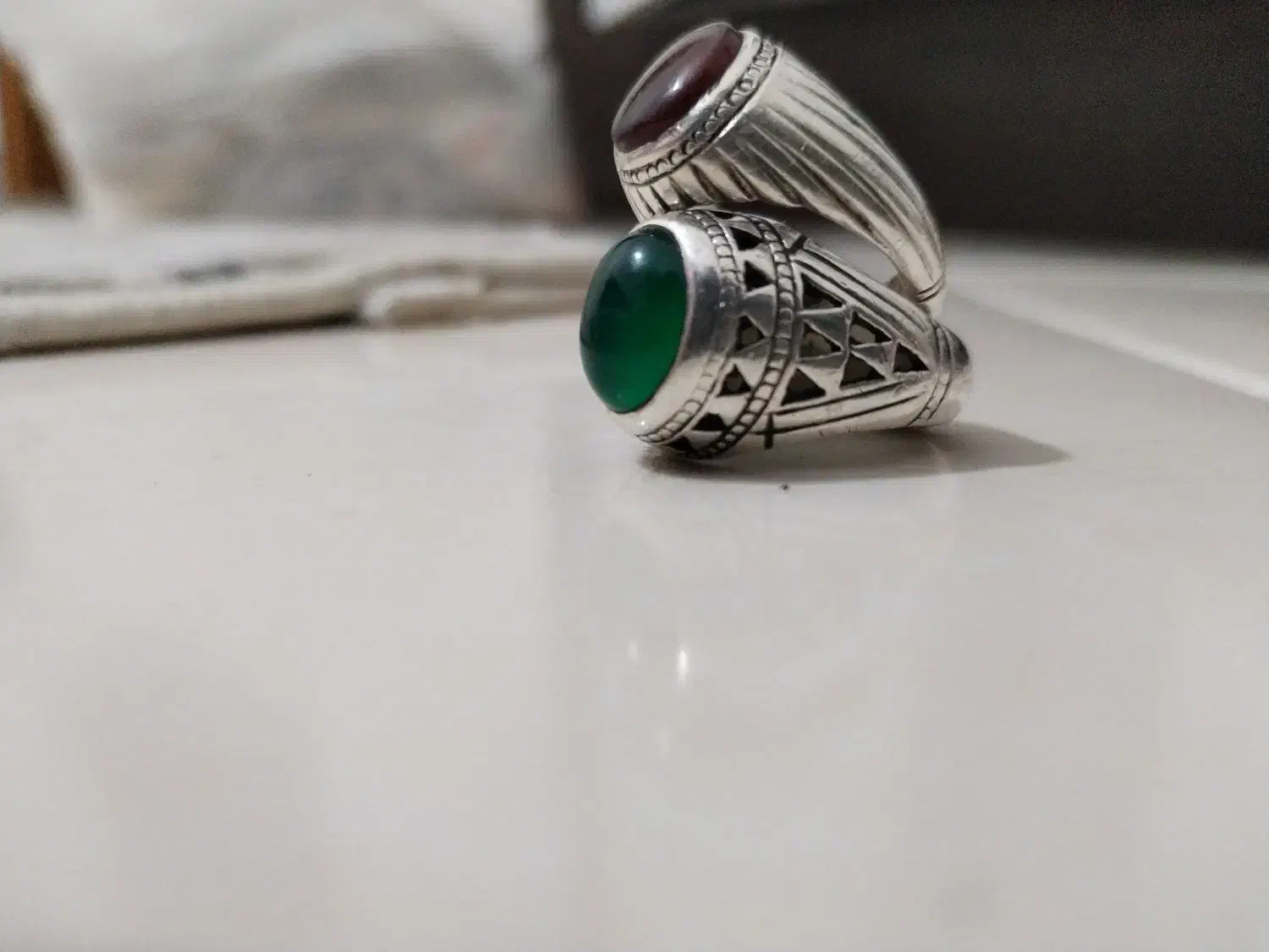 انگشتر نقره عقیق|جواهرات|برخوار, |دیوار