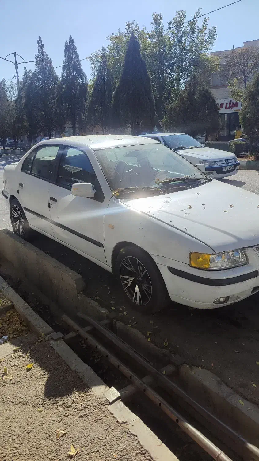 سمند 81سفید فابریک|خودرو سواری و وانت|اراک, |دیوار