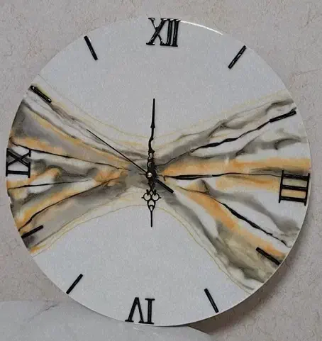 ساعتهای زیبای رزینی|ساعت دیواری و تزئینی|شوشتر, |دیوار