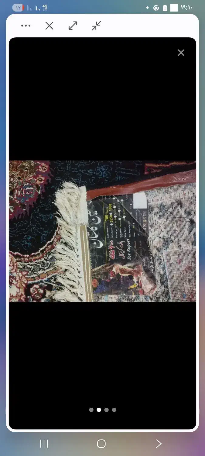 فرش جفت ۱۲متری در حد نو|فرش|ریگان, |دیوار