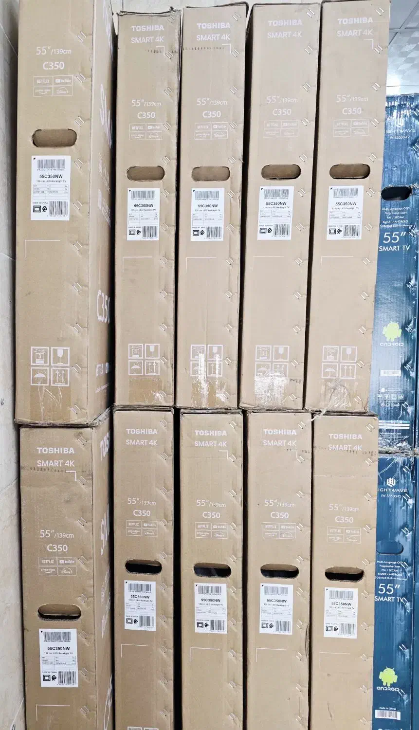 ۵۵ توشیبا ۴کا اسمارت ۲۰۲۵ فول هوشمند اسمارت|تلویزیون و پروژکتور|بندر کنگان, |دیوار