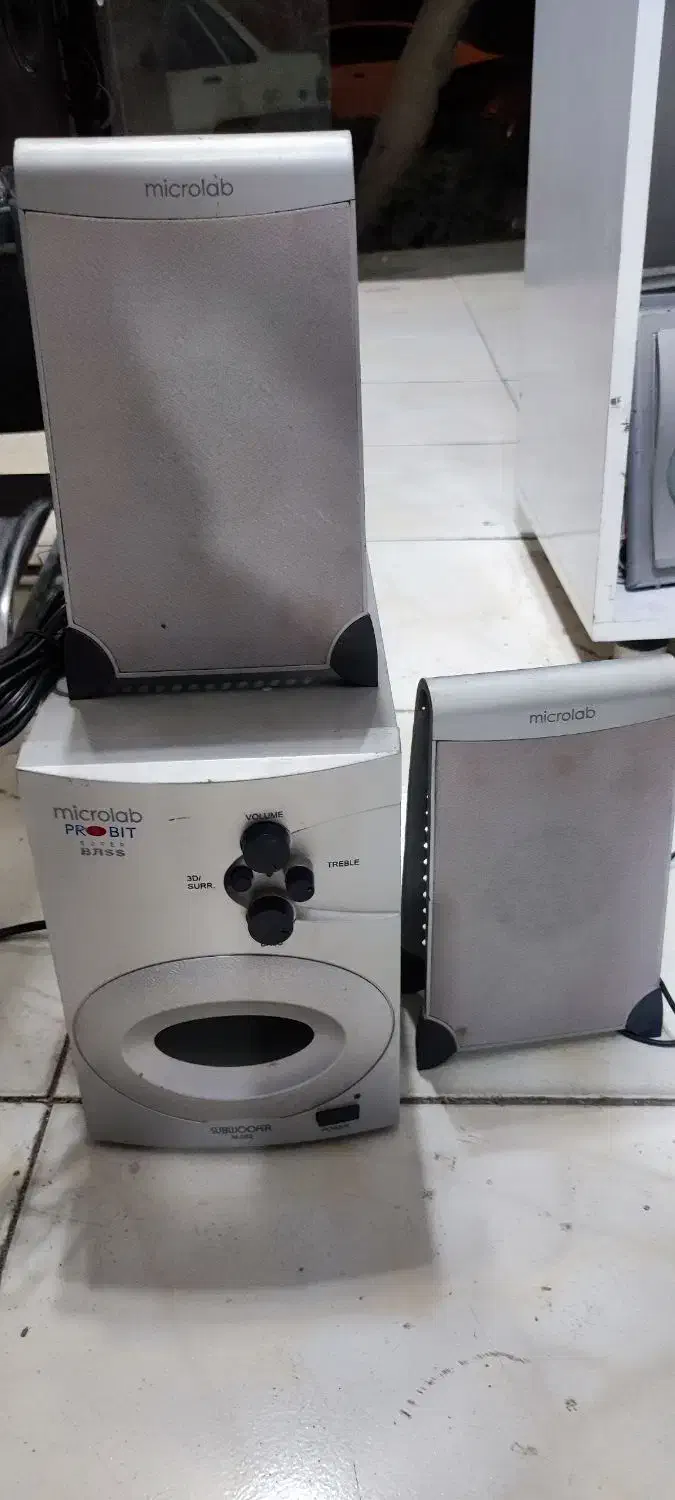 اسپیکر های 3تیکه استوک|قطعات و لوازم جانبی رایانه|مبارکه, |دیوار