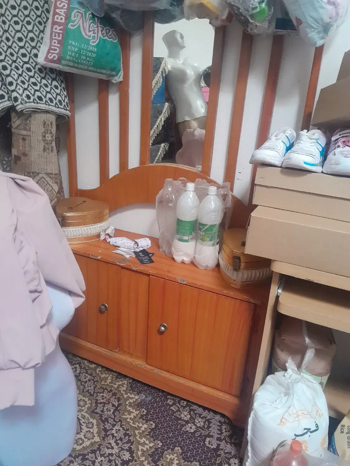 آیینه وکمد|جاکفشی، کمد، دراور|گناباد, |دیوار