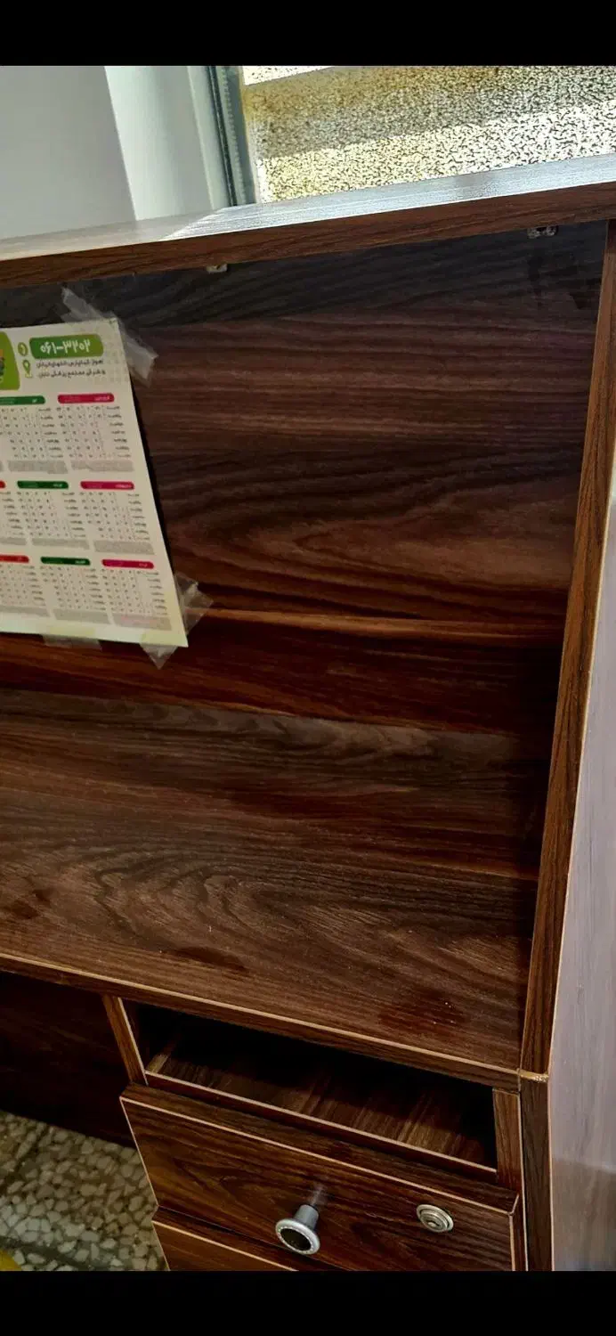 فروش فوری میز منشی همراه با صندلی|دفتر کار|اهواز, کیانپارس |دیوار