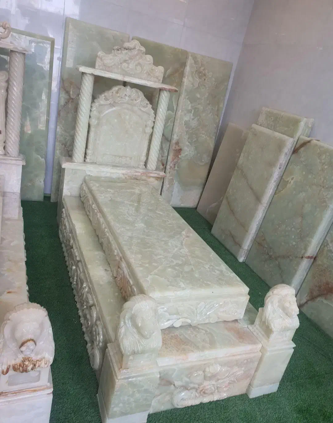 پکهای مزار سنگ مزار سنگ قبر|عمدهفروشی|قم, کوه سفید|دیوار