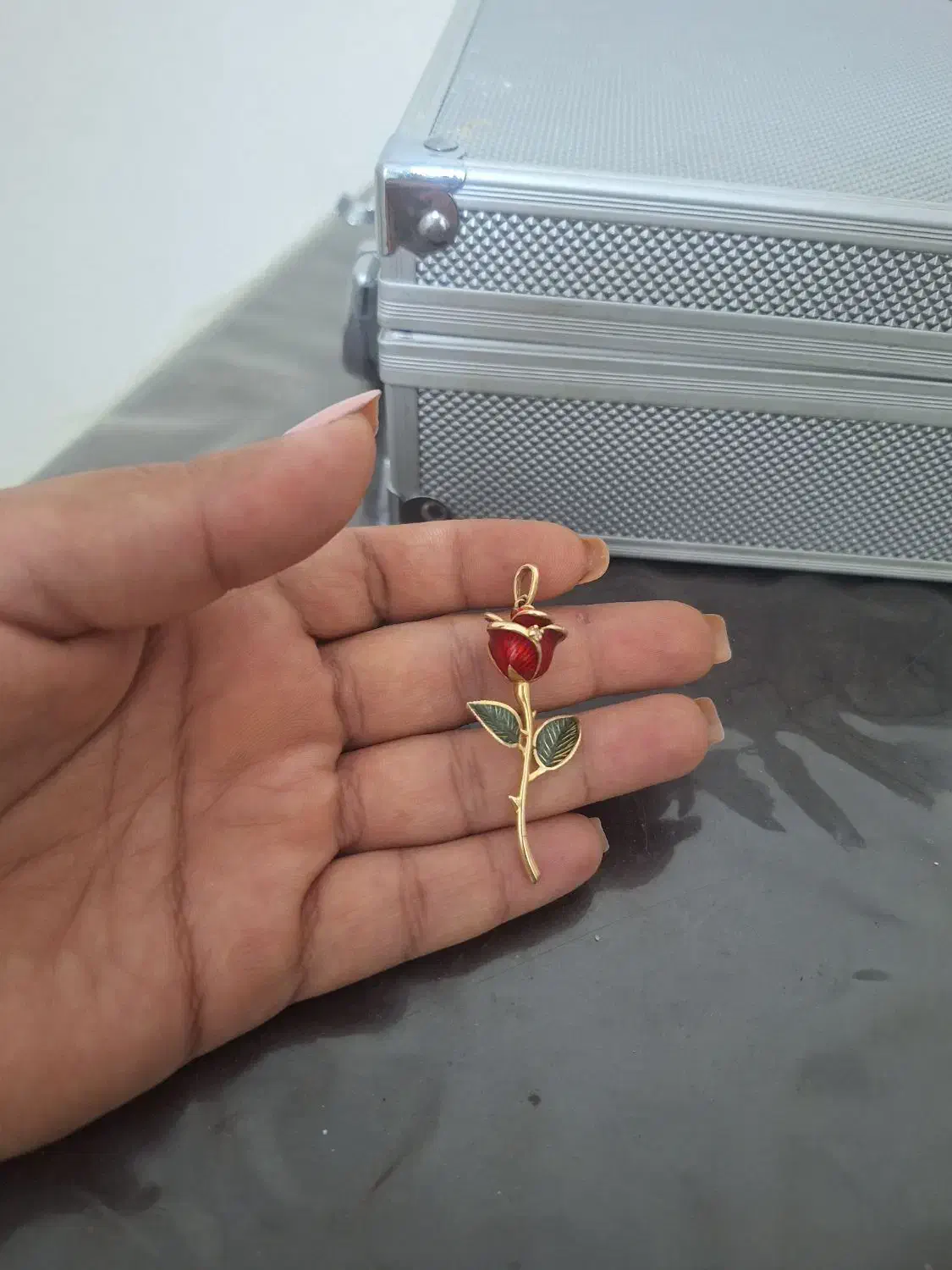 آویز و گوشواره گل|جواهرات|قم, شاه سید علی|دیوار