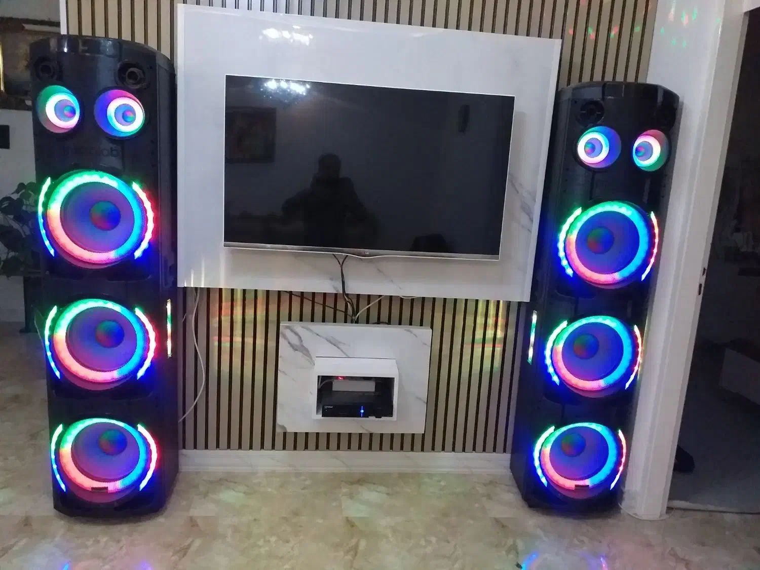 ۲باندبلندقدترین باقدرت صدانوگارانتی قیمت ۳۲ میلیون|سیستم صوتی خانگی|آبیک, |دیوار