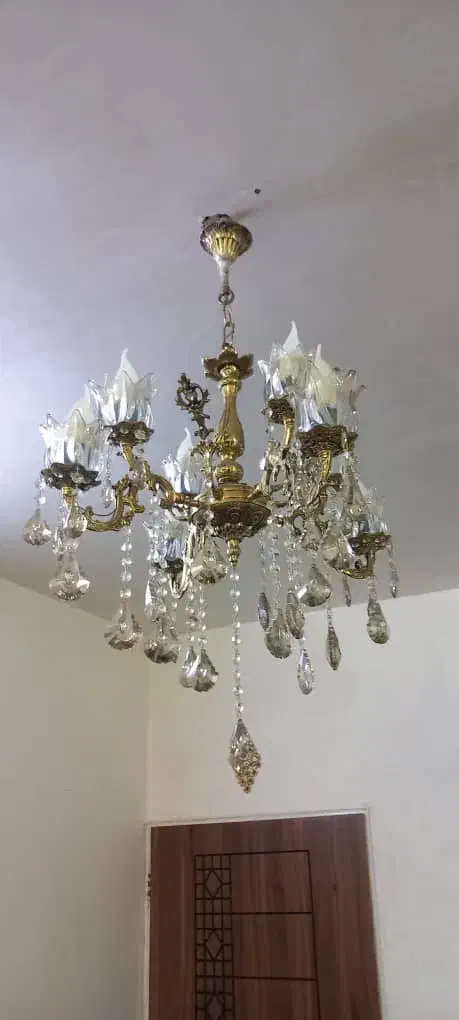 لوستر برنز|لوستر و چراغ آویز|اراک, |دیوار