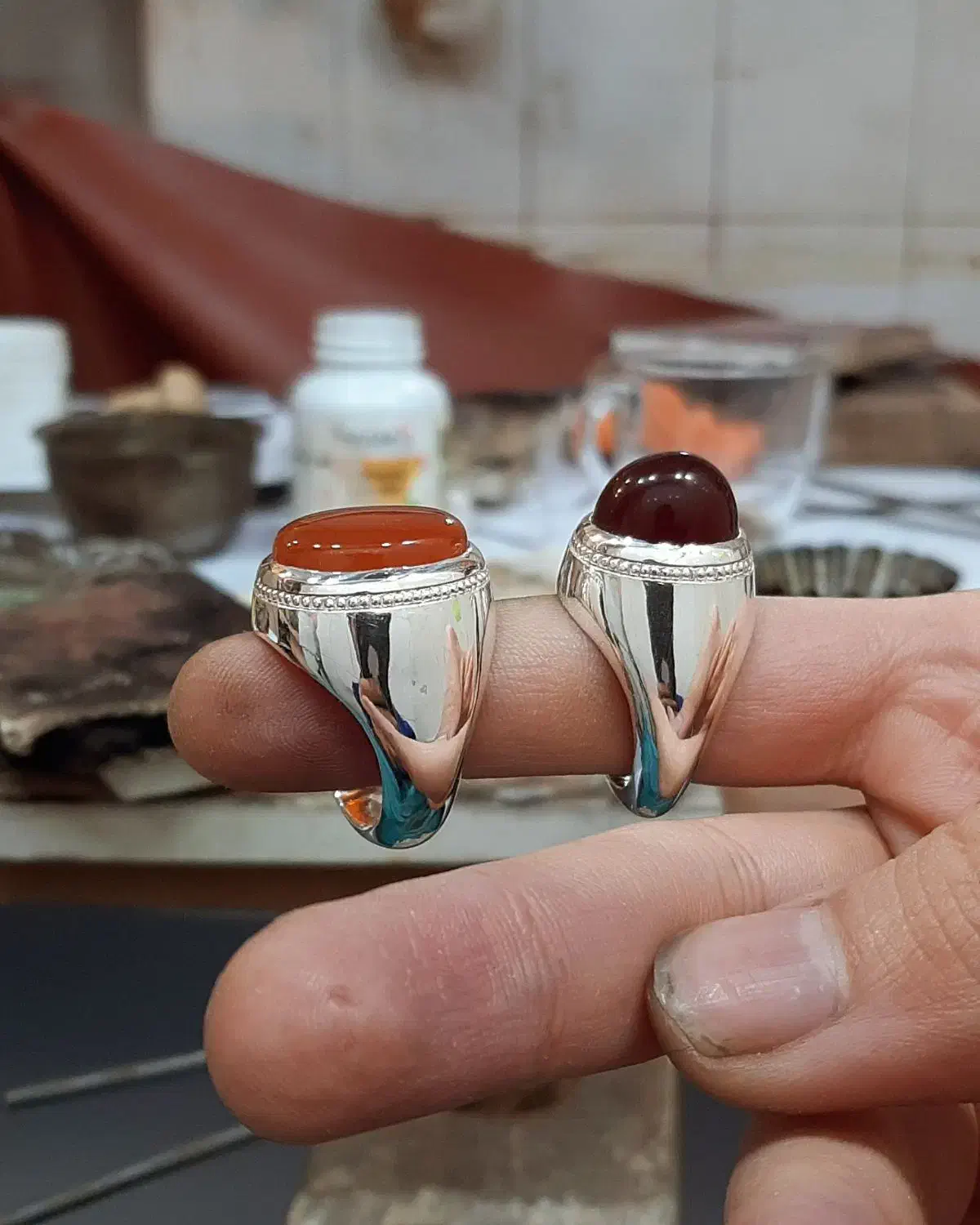 انگشتر /دست ساز/انگشتر سفارشی ساز|جواهرات|کرمانشاه, |دیوار