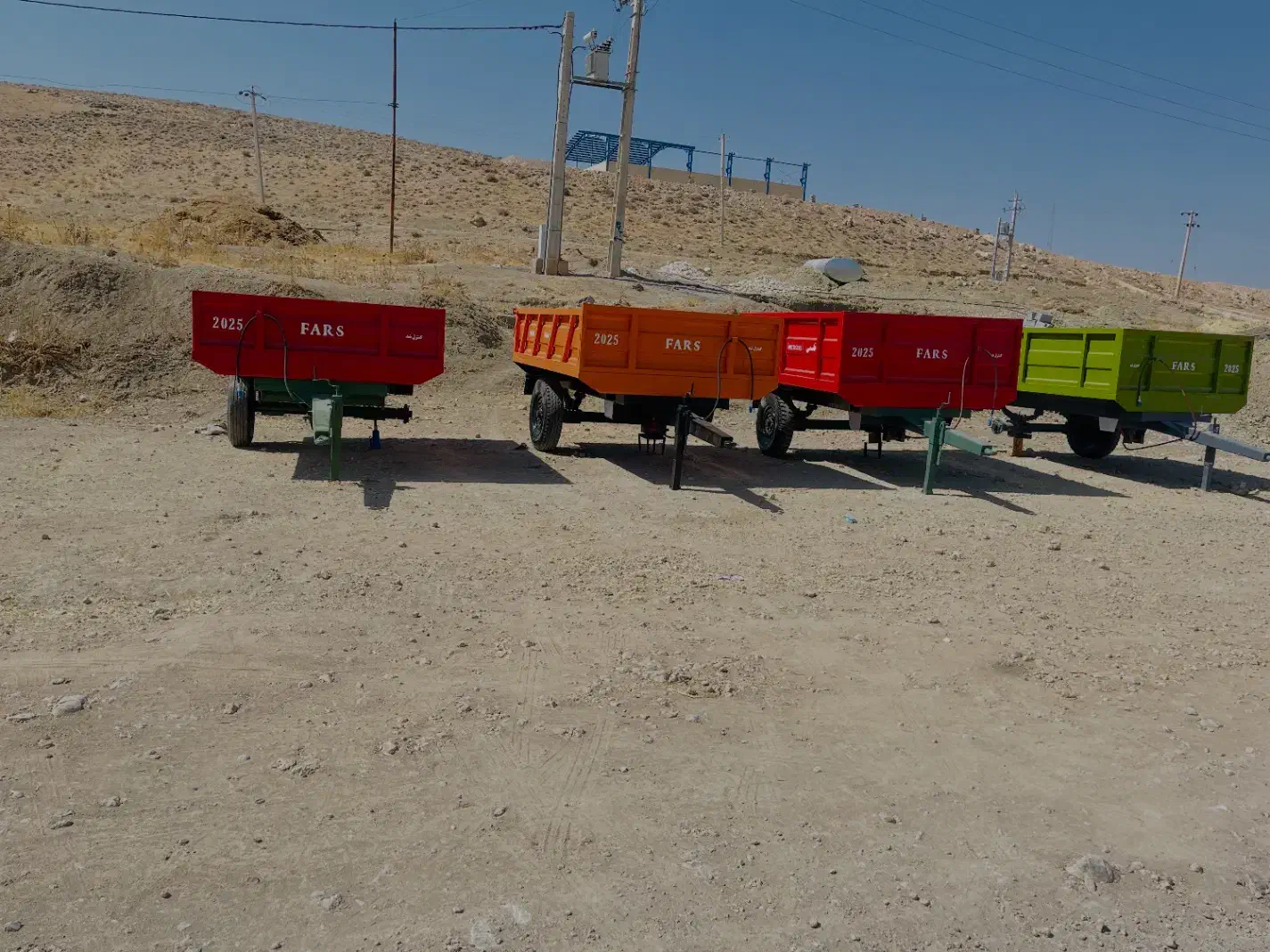 تریلی تراکتور تریلی دوچرخ|قطعات یدکی و لوازم جانبی|بیضا, |دیوار