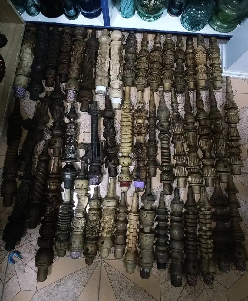 تنه قلیان عمده|صنایع دستی و سایر لوازم تزئینی|کرمانشاه, |دیوار