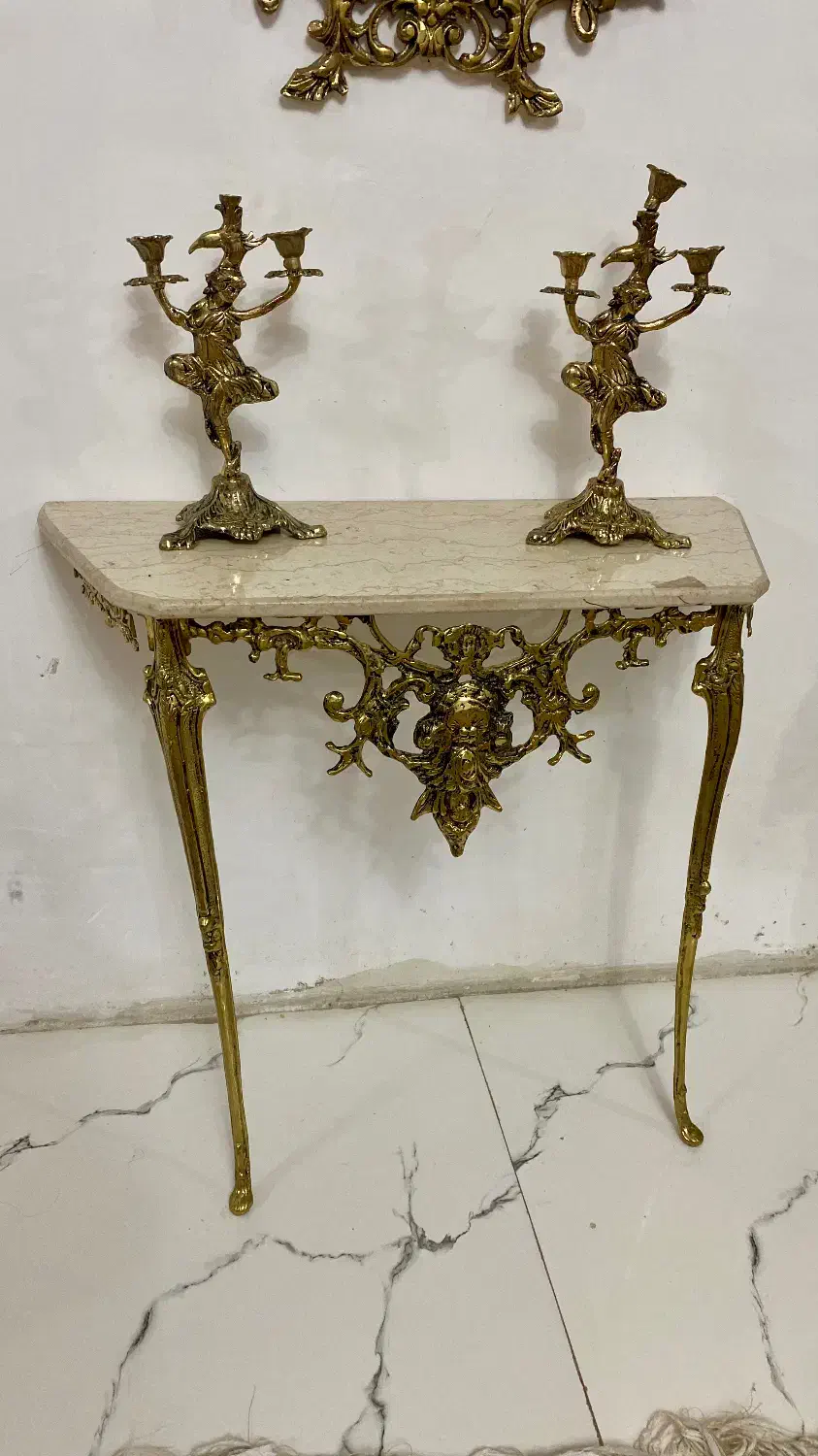 اینه کنسول برنجی|بوفه، ویترین، کنسول|پاکدشت, پاکدشت (مامازند)|دیوار