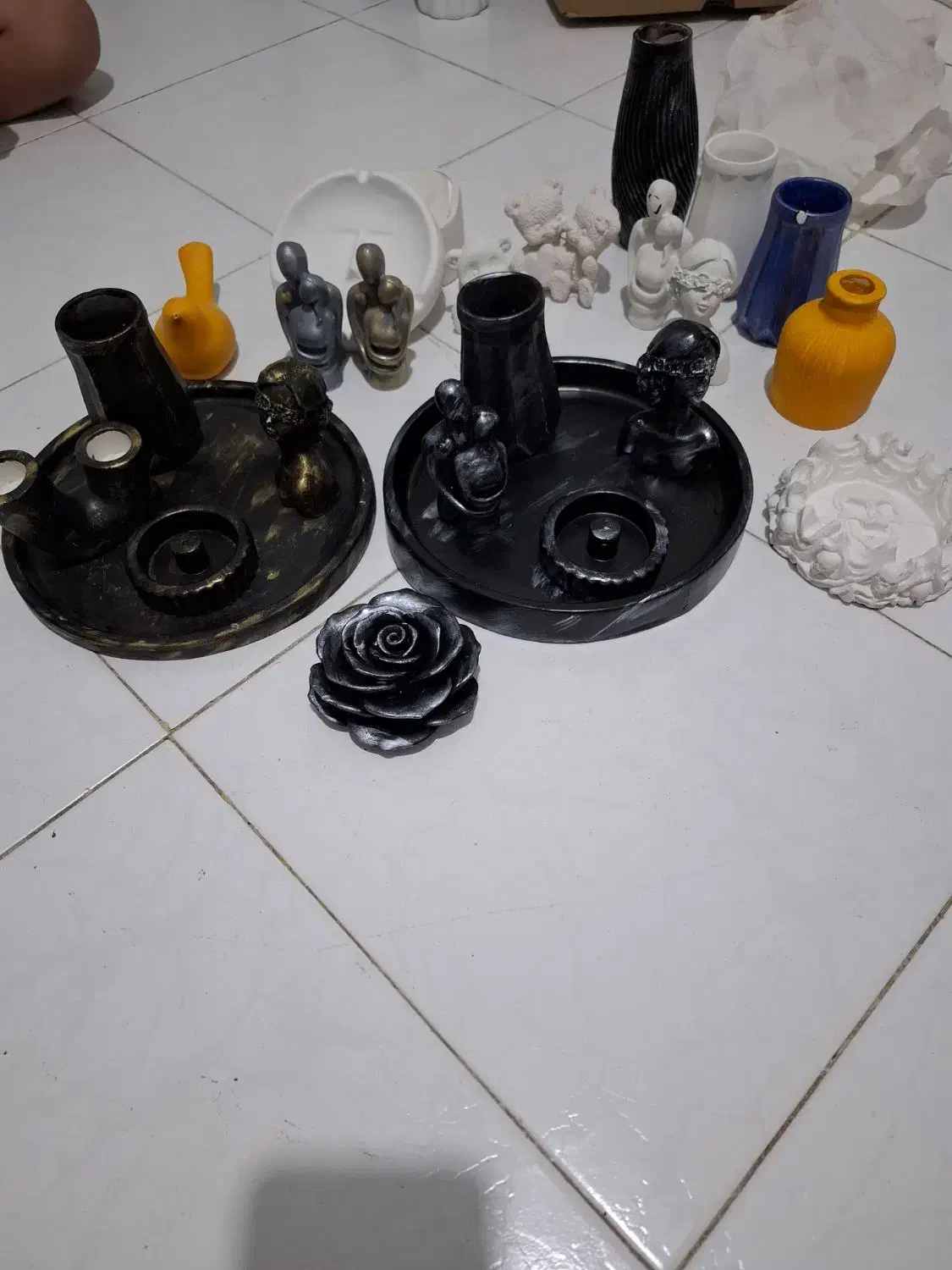 سنگ مصنوعی  بیس خام قندون ست دکوراتیو|مجسمه، تندیس، ماکت|مشهد, امیر|دیوار